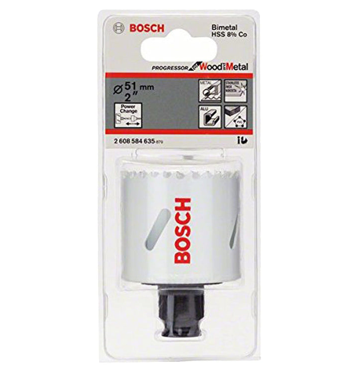 Bosch Pro Lochsäge Progressor mit Power-Change-Adapter (Ø 51 mm)