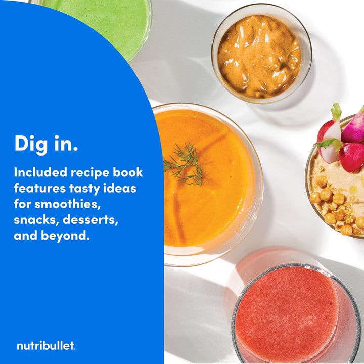 Nutribullet Combo Heiss- und Kaltmixer in Anthrazitgrau – Enthält eine leistungsstarke Basis mit 120