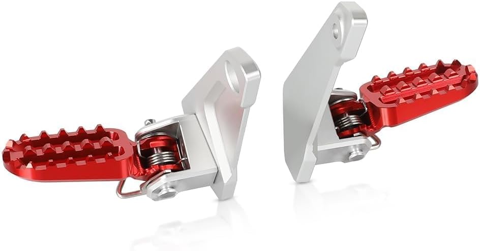 YIEBA Motorradzubehör Motorrad Roller Fussrastenanlage Fussrasten Sozius Fussrasten Tieferlegung Fah