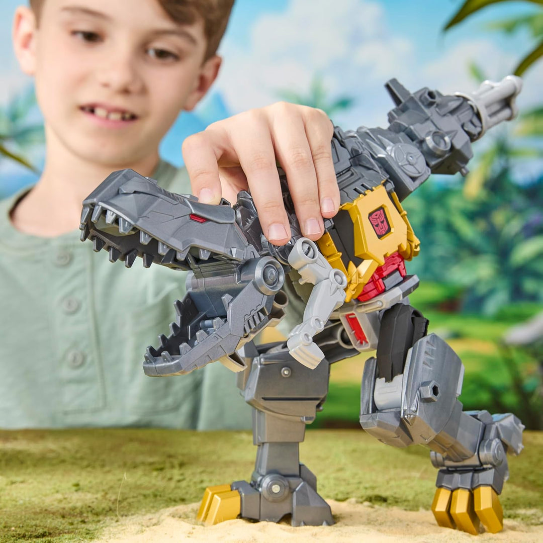 Transformers CYBERWORLD Grimlock Chomp & Battle Action Figure