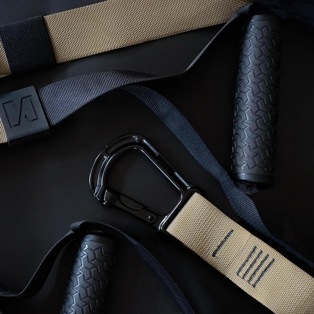 Infinitsports - Elite Schlingentrainer-Set mit 3 Befestigungslösungen (inkl. Türanker), Premium Slin