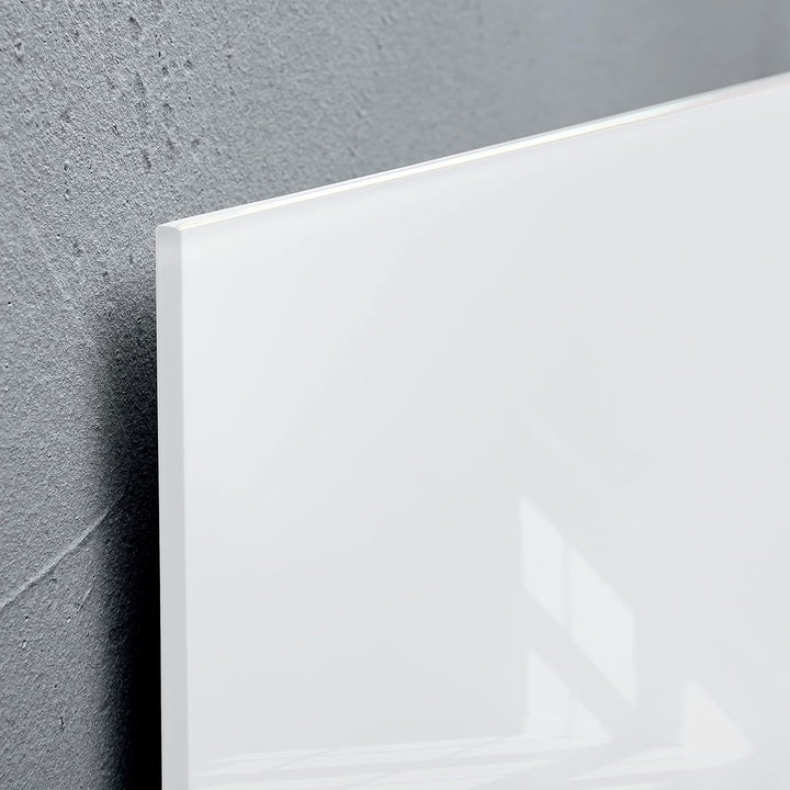 SIGEL GL141 Premium Glas-Whiteboard 100x65 cm super-weiss hochglänzend, TÜV geprüft, einfache Montag