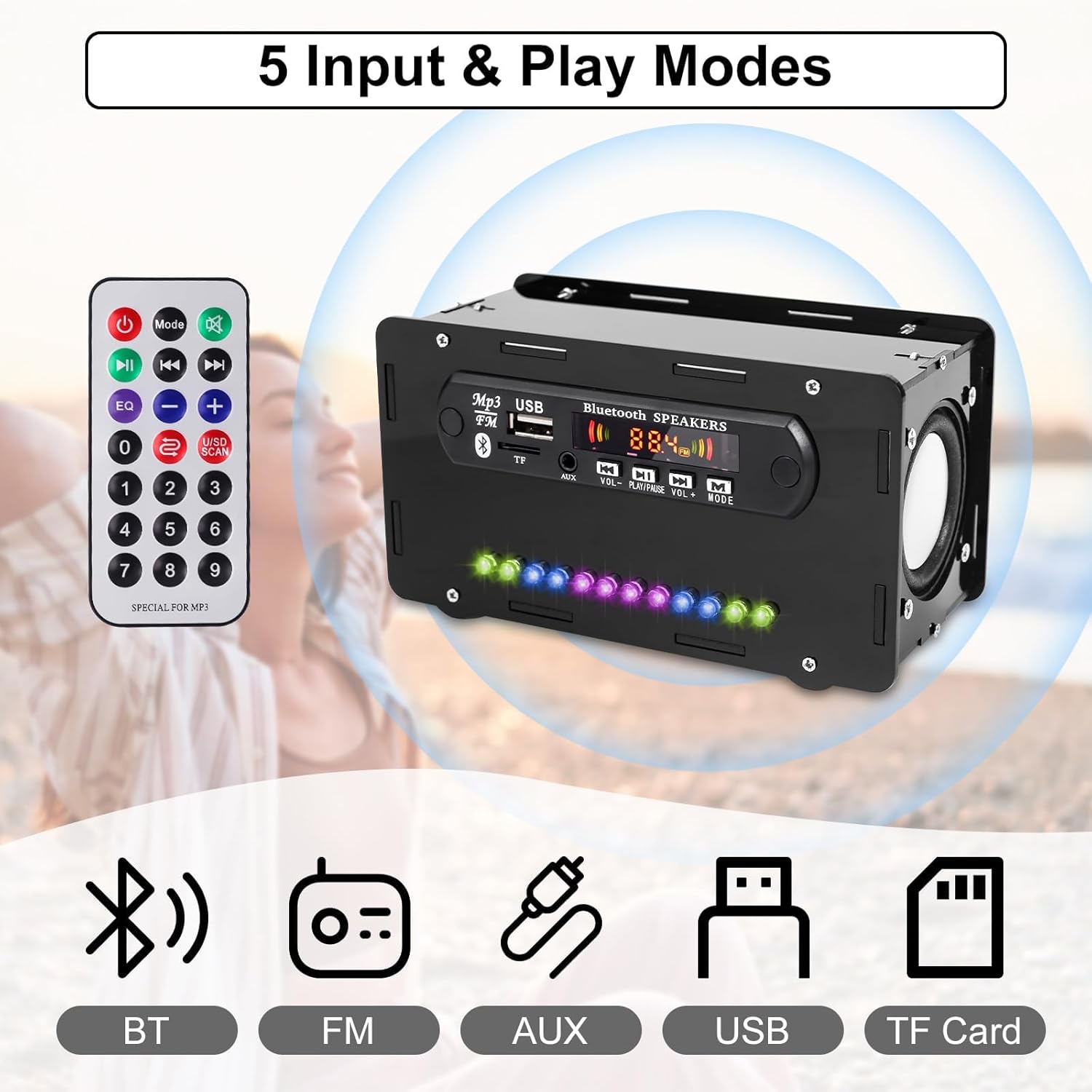 DIY Löt-Übungsset – Elektronisches Trommel-Klavier Mit 7 Noten & LED-Lichtern, Musik-Lernspiel