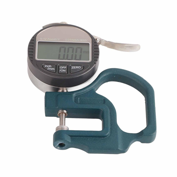 Fafeicy Digitales Dickenmessgerät, Messwerkzeugbereich 0-12,7 mm, 0,01 mm Genauigkeit, zum Messen de