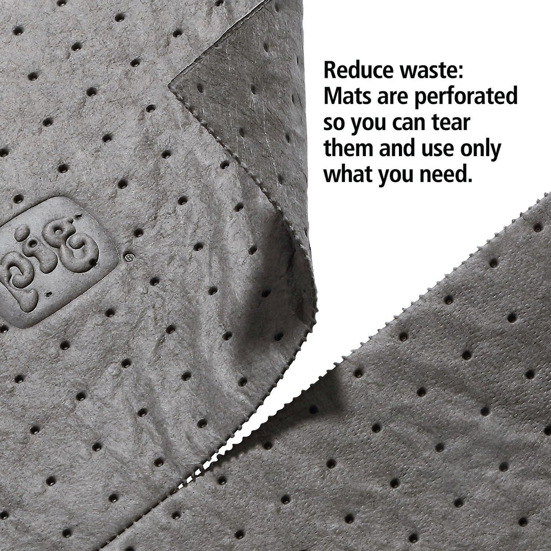 New Pig MAT251 PIG Universal-Matte, 37,1 l Saugfähigkeit, 33 cm Länge x 25 cm Breite, 100 Matten/Spe
