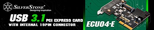 SilverStone SST-EC04-E - USB 3.0 PCI-E Erweiterungskarte, 15 pin SATA Stromanschluss, 1x USB 3.0 20-