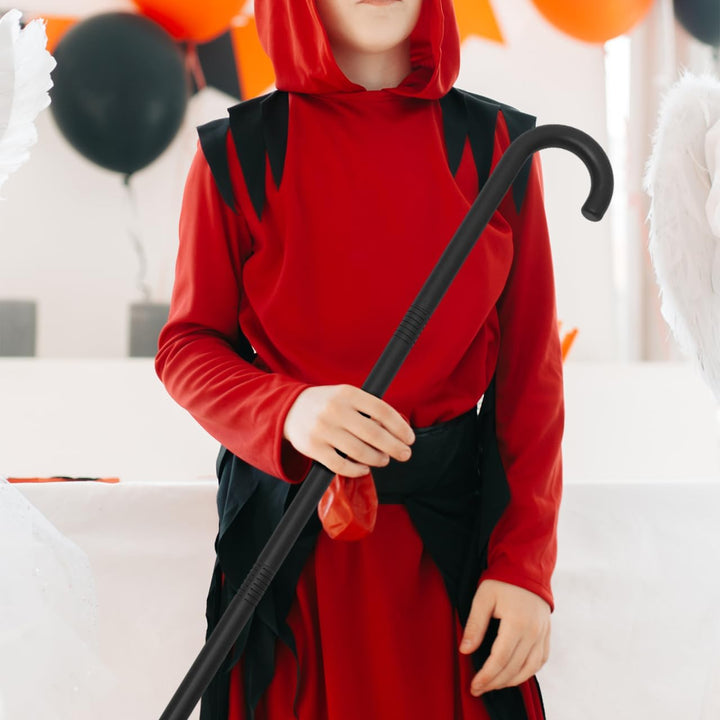 BESPORTBLE Halloween Dekorative Stütze Cosplay Requisite Schwarzer Gehstock Für Halloween Partys Mot