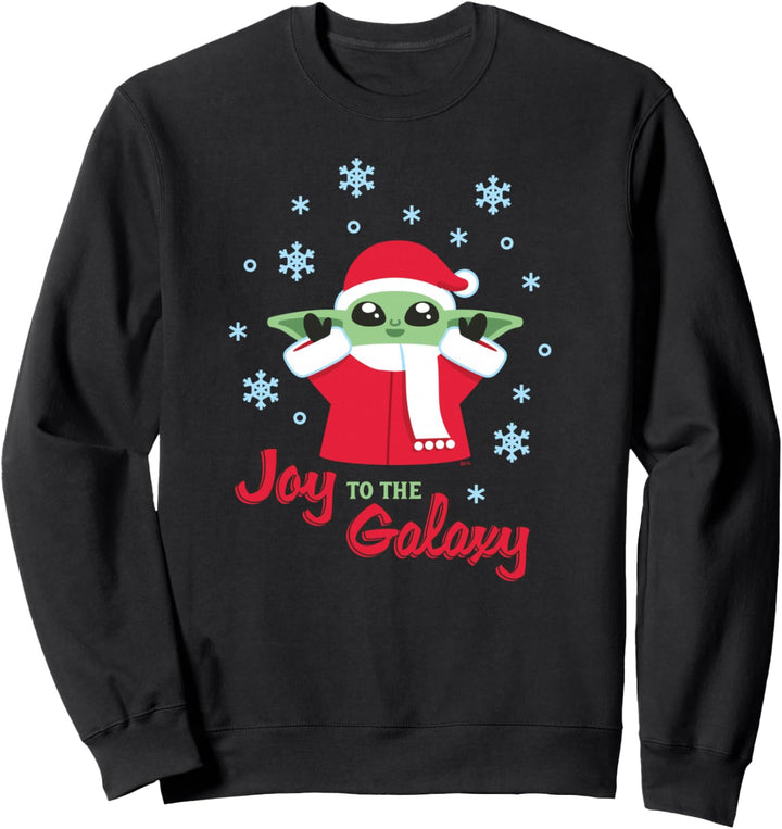 Star Wars The Mandalorian Grogu Joy to the Galaxy Holiday Sweatshirt