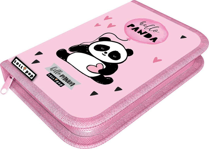 SCOOLSTAR Panda Schulranzen Mädchen 1 Klasse Tornister Schulrucksack Schultasche Set 3 teilig inkl.