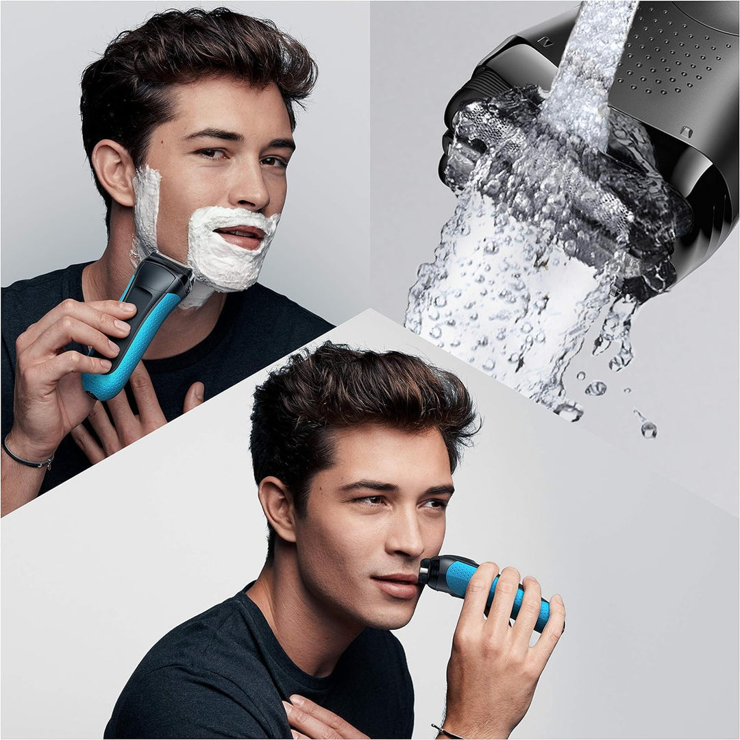 Braun Series 3 ProSkin Elektrorasierer, Trimmer, Rasierer Herren Elektrisch, mit Reise-Etui, Geschen