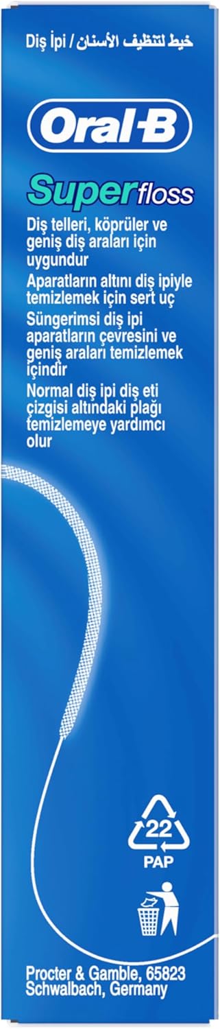 ORAL B Superfloss Zahnseide, 6x50er Set