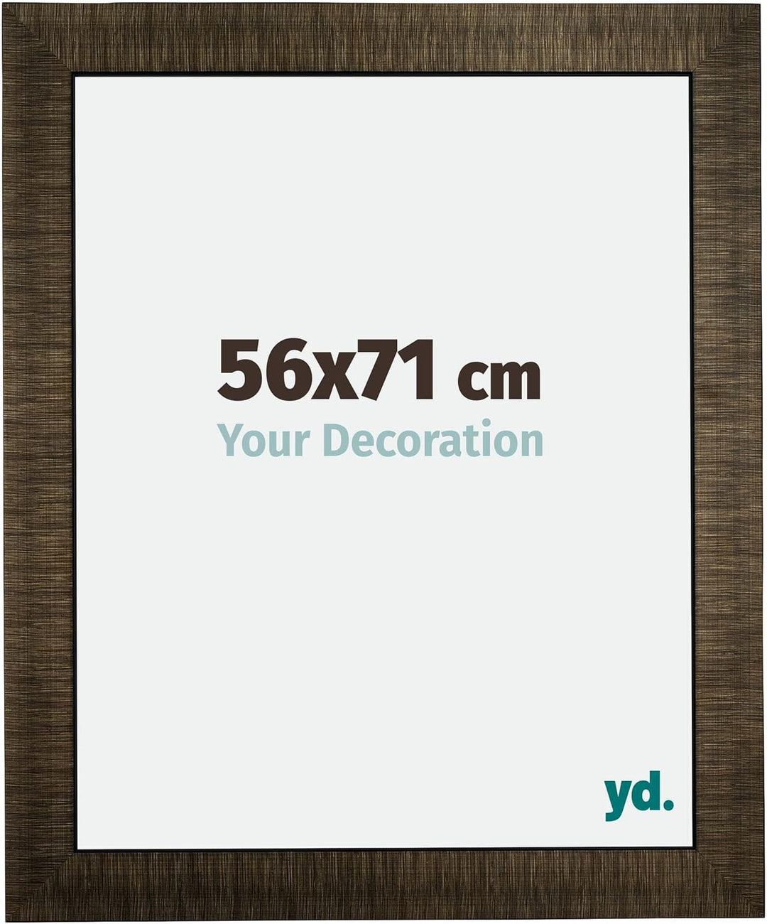 yd. Your Decoration - Bilderrahmen 56x71 cm - Bilderrahmen aus Holz mit Acrylglas - Antireflex - Aus