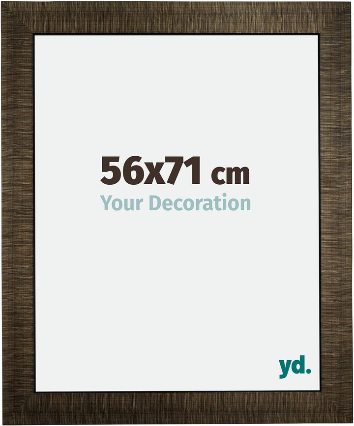 yd. Your Decoration - Bilderrahmen 56x71 cm - Bilderrahmen aus Holz mit Acrylglas - Antireflex - Aus