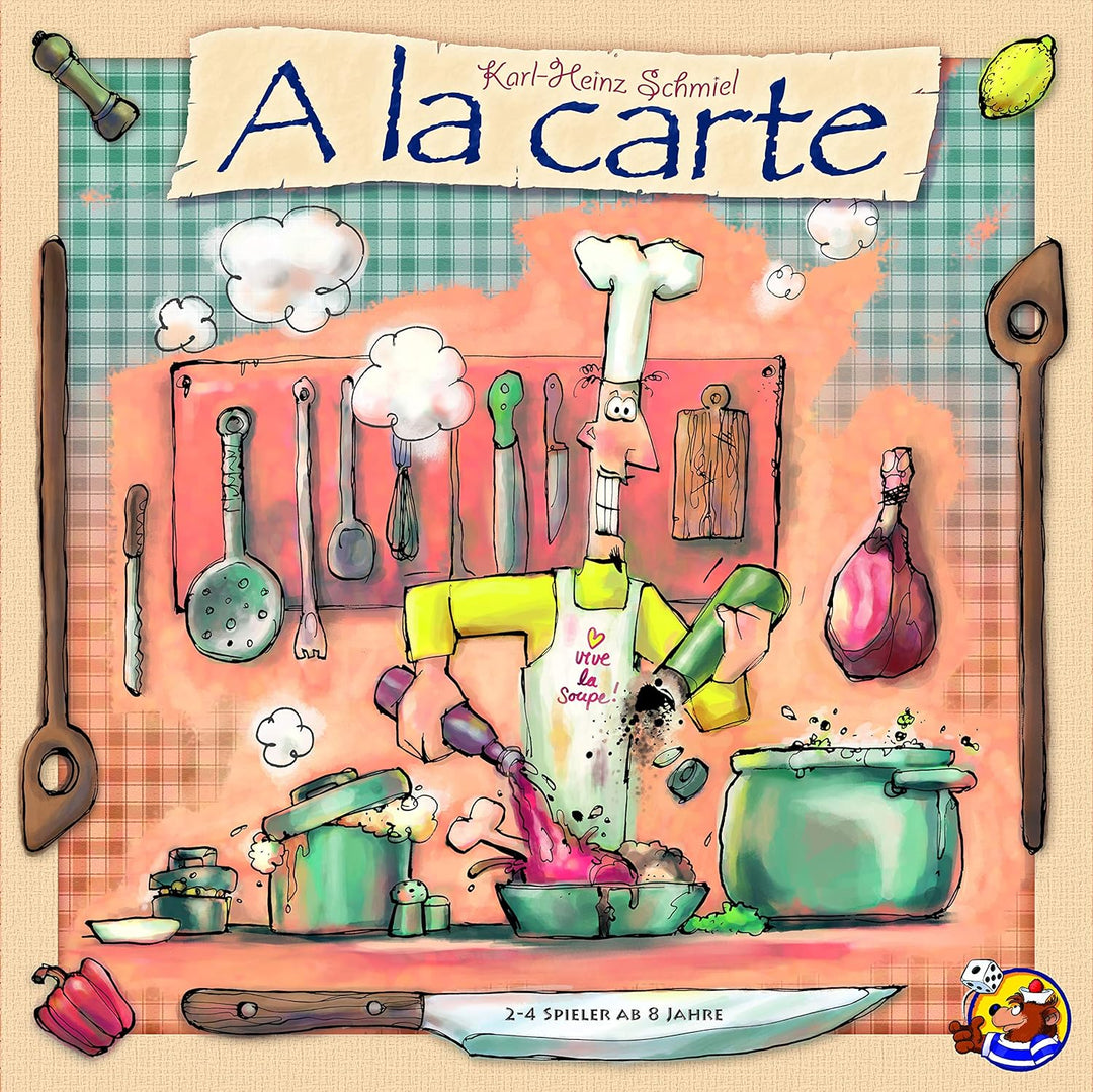 Heidelberger Spieleverlag, HeidelBÄR Games - A la carte - Kochspiel, für 2-4 Spieler, ab 8 Jahren -