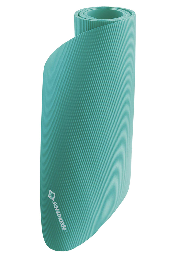 Schildkröt Fitnessmatte, 10 mm, rutschfeste Gymnastikmatte, mit Tragegurt, 183 x 61 x 1,0cm Mint, 96