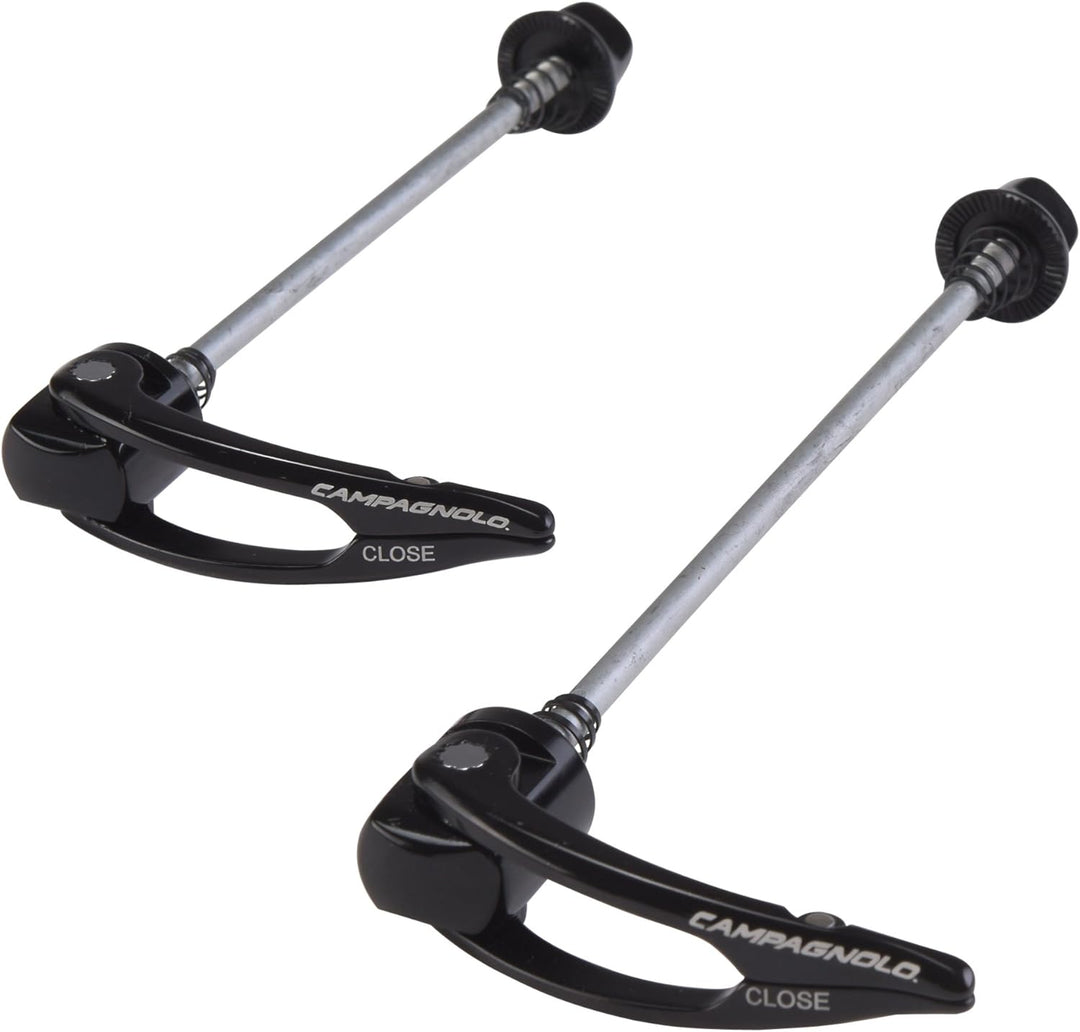 Campagnolo Unisex – Erwachsene Schnellspann-Set-07479272 Schnellspann-Set, Schwarz/Silber, Einheitsg