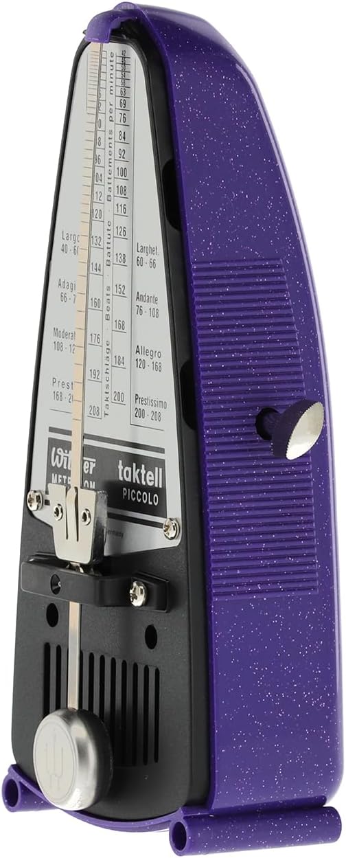 Wittner Metronom 830 471 Kunststoffgehäuse ohne Glocke Taktell Piccolo magic violet magic violet Sin