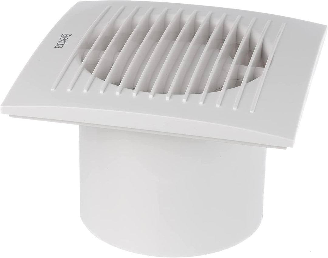Ø 125mm Weiss Badlüfter mit Timer und Feuchtesensor - Lüfter für Effiziente Belüftung im Bad Kuche W