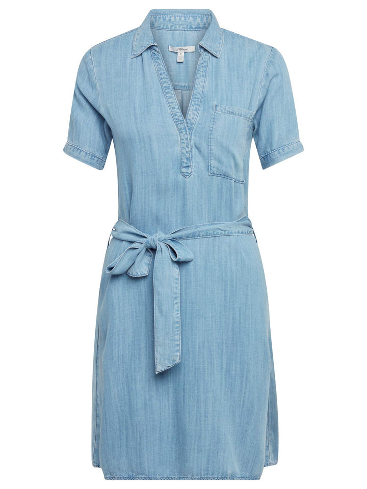 Mavi Denim Dress; Light Indigo