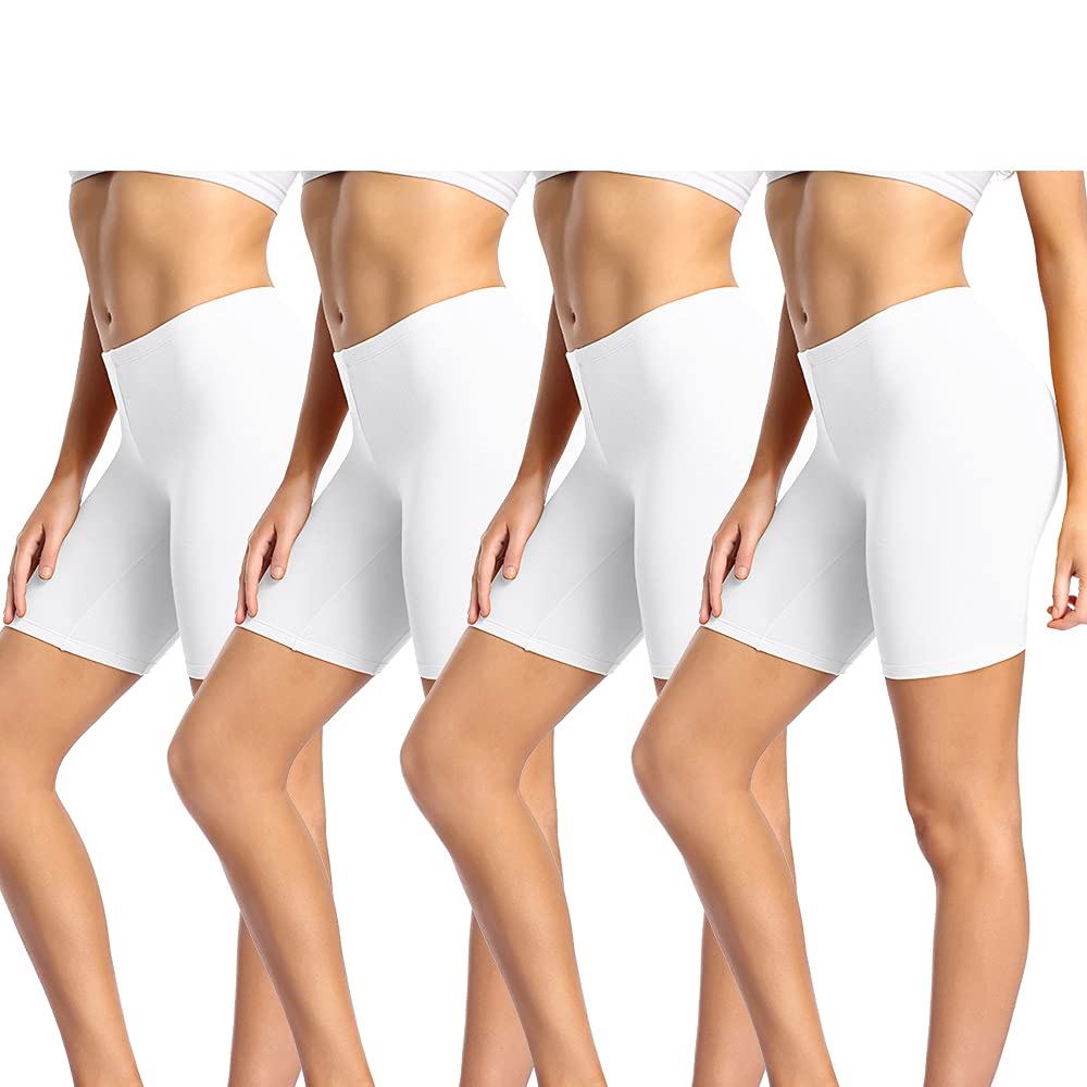 wirarpa Radlerhose Damen Kurz Baumwolle Boxershorts Unter Kleid Rock Unterhosen mit Bein Anti Scheue