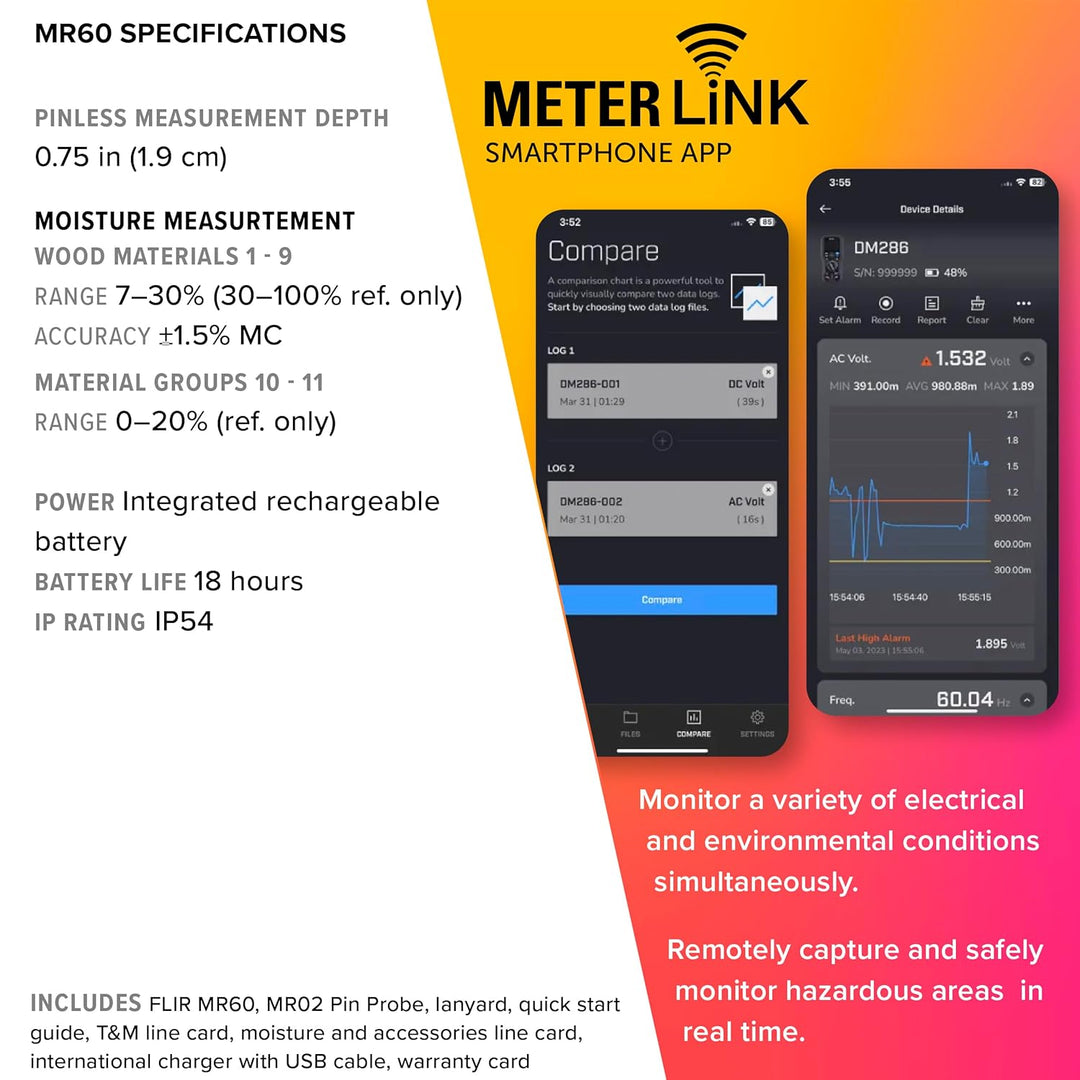 FLIR MR60 Feuchtigkeitsmessgerät Pro, MR60