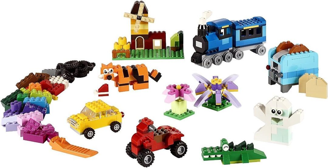 LEGO Classic 2er Set 10696 10700 Bausteine-Box + grüne Grundplatten