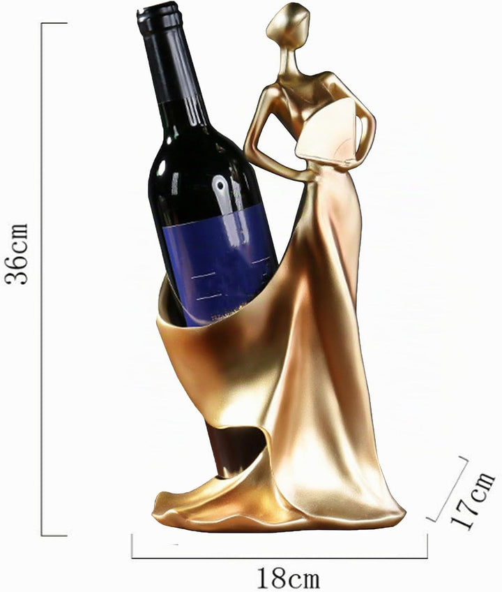 Weinflaschenhalter, Rotweinflaschenständer Elegante Weinregalhalter Harz Regal für Home Bar Zubehör