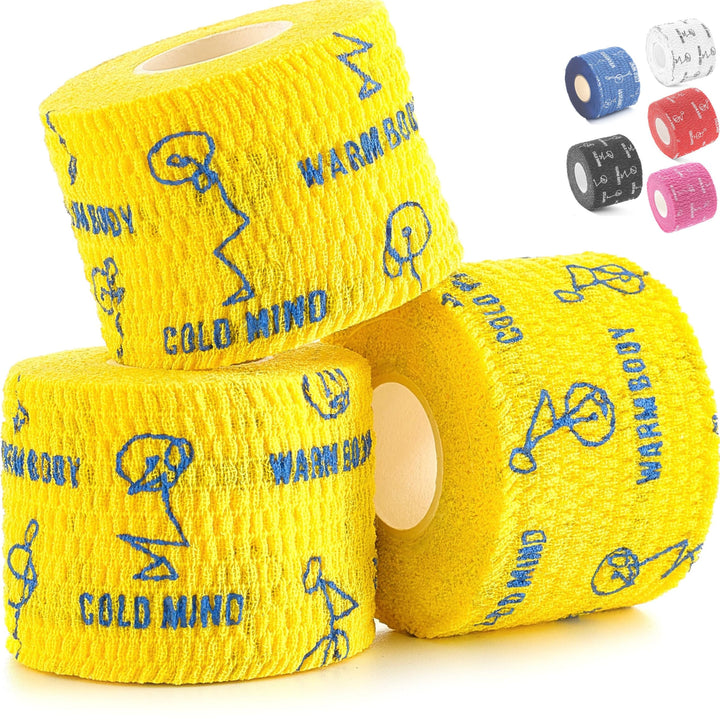 WARM BODY COLD MIND Hook Grip Tape für Gewichtheben - Baumwolle Weightlifting Thumb Tape für Powerli