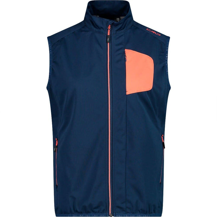 CMP Damen Softshell Weste Outdoorweste 38 Blau, 38 Blau