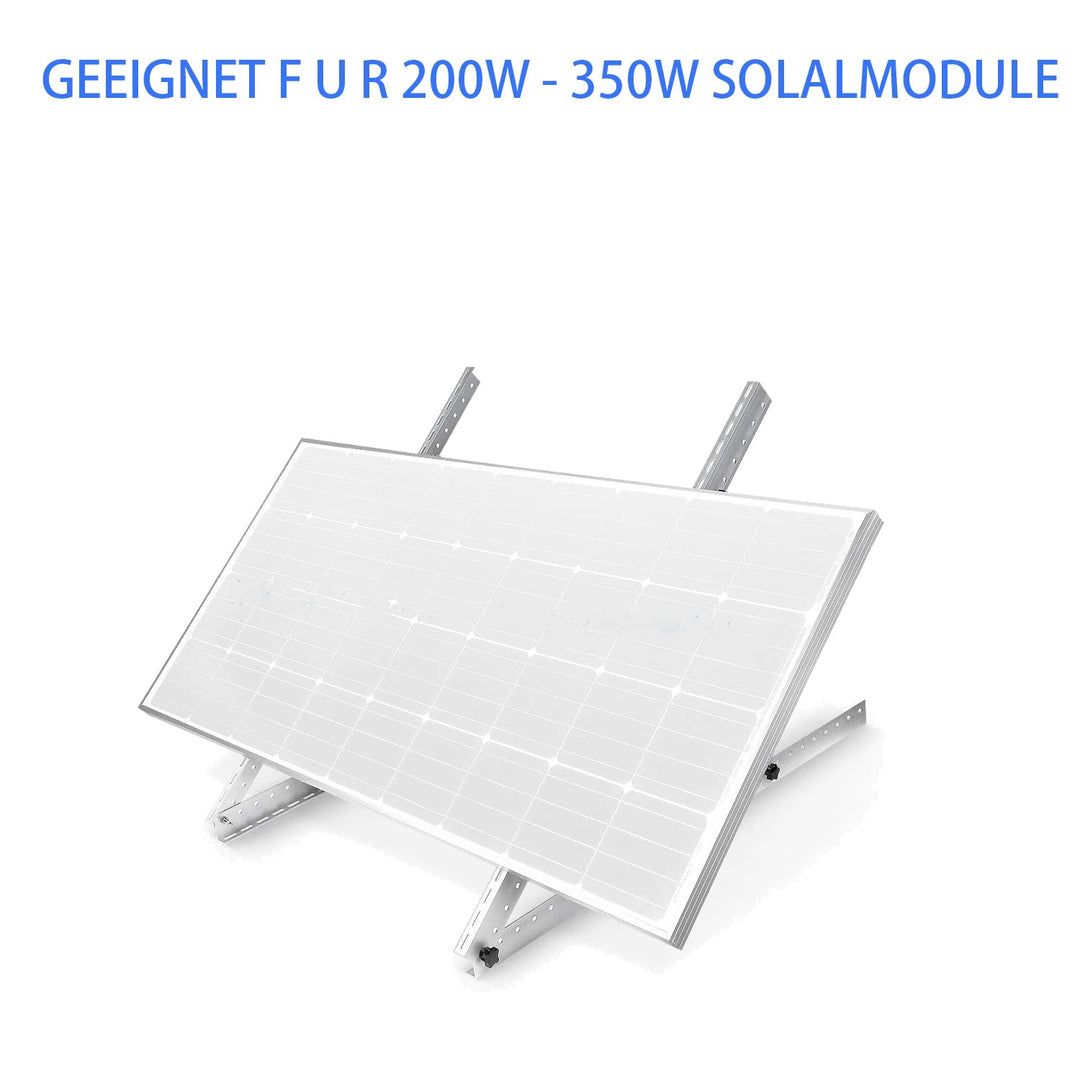 Solarpanel Halterung,Universal Solarmodul Halterung Flachdach,Solarmodul Halterung mit Einstellbarem