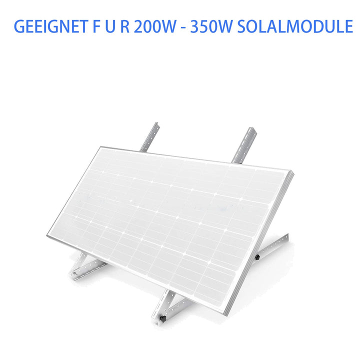 Solarpanel Halterung,Universal Solarmodul Halterung Flachdach,Solarmodul Halterung mit Einstellbarem
