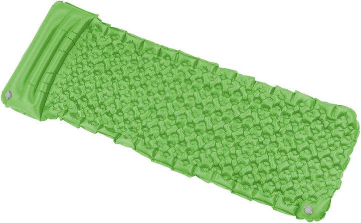 Semptec Urban Survival Technology Luftmatte: Outdoor-Luftmatratze mit integriertem Kopfkissen, aufbl