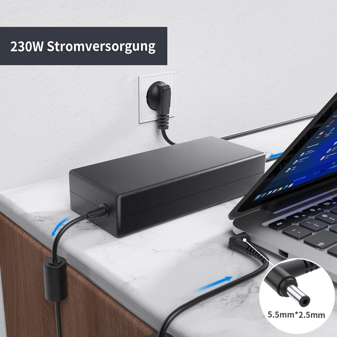 230W Notebook Netzteil Ladegerät für Asus ROG Strix G750JX GL502VM GL502VM-DS74 G752VT-RH71 GL502VS-