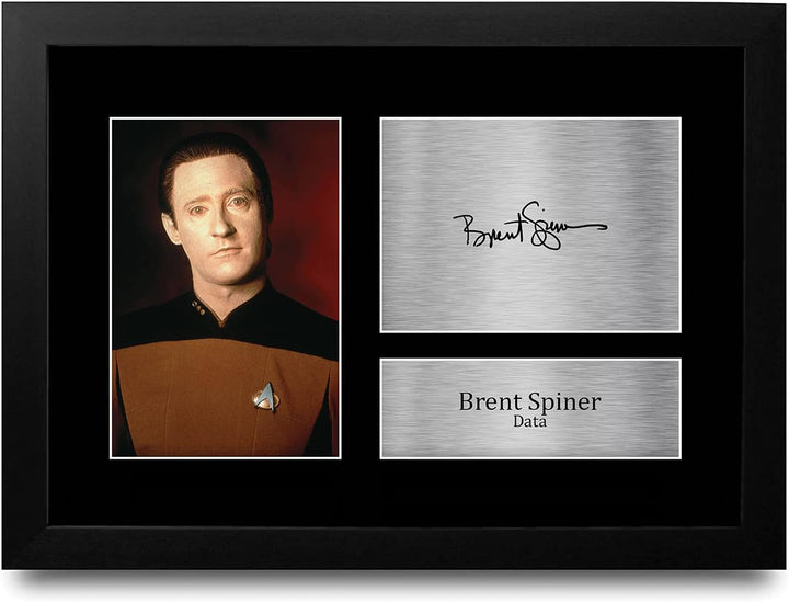 HWC Trading FR A4 Brent Spiner Star Trek Data Geschenke Gedruckt Signiert Autogramm Bild Für Fernseh
