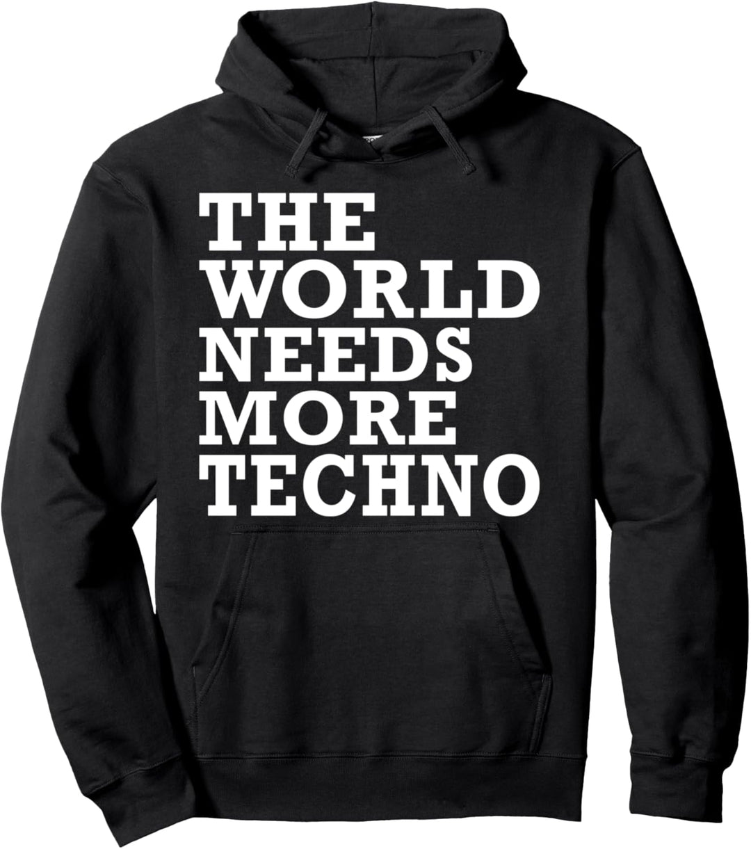 Techno Music Electro EDM Raver Festival Rave Tech House Pullover Hoodie