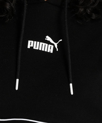 PUMA Damen Power Safari Hoodie FL Sweatshirt XS Schwarz, XS Schwarz