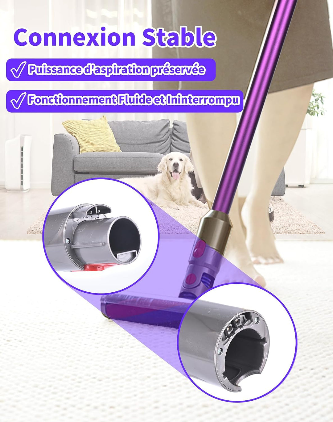 NETONDA Rohr für Dyson Ersatzteile V11 V10 V8 V15 V7 Verlängerungsrohr für Dyson Staubsauger Zubehör
