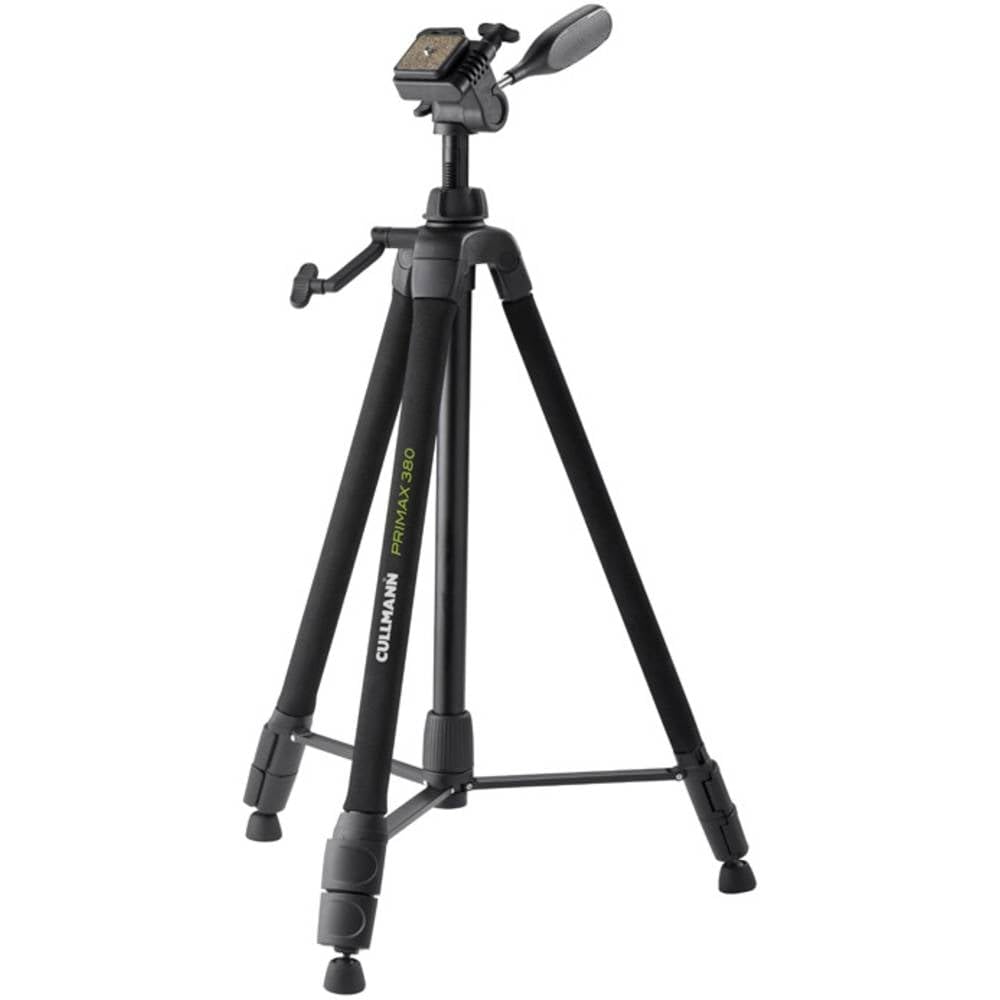CULLMANN - 51381 - Primax 380 Dreibein-Kurbelstativ inkl. 3-Wege-Kopf mit Kamera-Schnellkupplung (1/