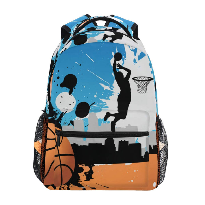 Basketball-Spieler Schulrucksack für Jungen Mädchen Kinder Reisetasche Bookbag