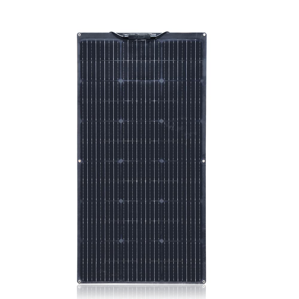 WUZECK 200w 12v/24v Solarpanel Solarmodul Solarpanel-Set, 2 x100W Flexible Solarpanel monokristallin