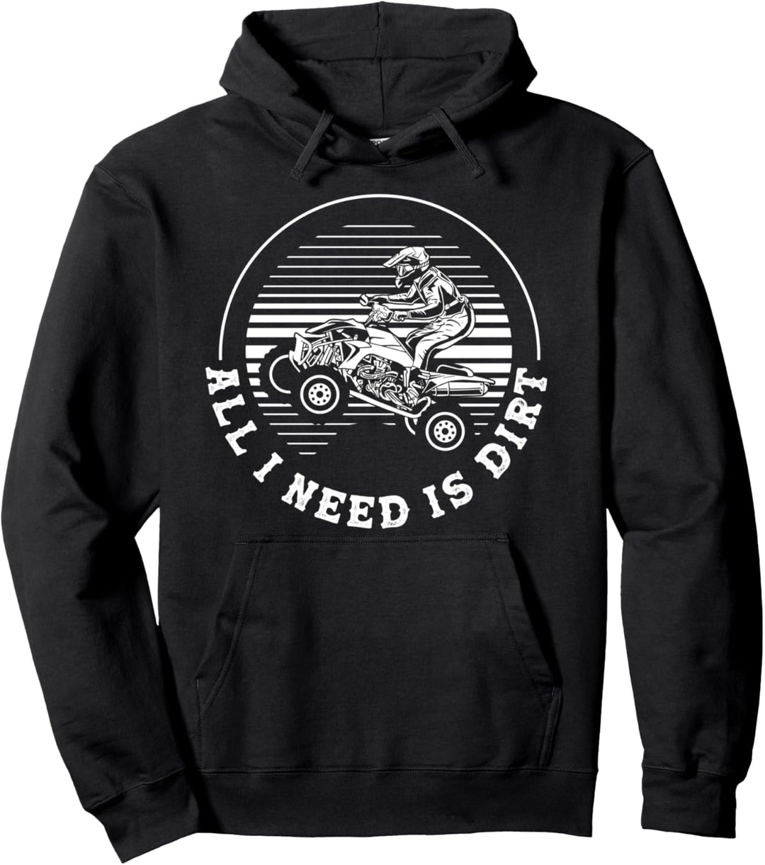 Vintage Quad Lustiges Quadfahrer ATV Geschenk Jungen Männer Pullover Hoodie
