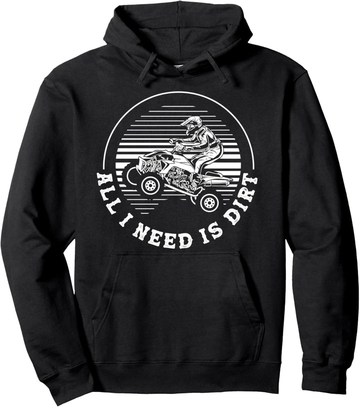 Vintage Quad Lustiges Quadfahrer ATV Geschenk Jungen Männer Pullover Hoodie