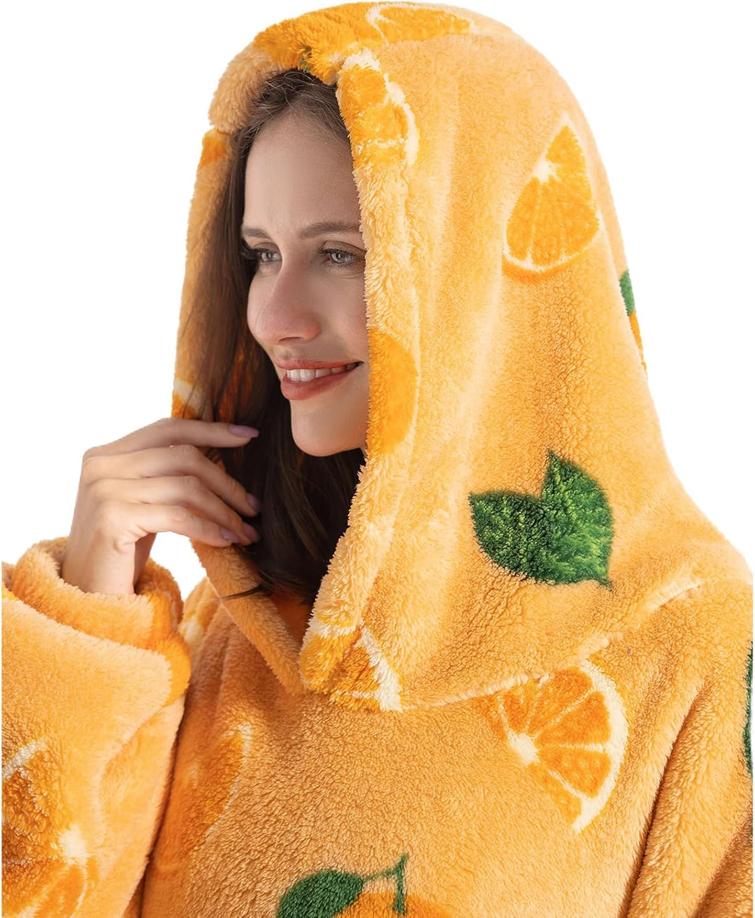 Ultra Weiche Hoodie Decke mit Ärmeln Warme Flanell Decke zum Anziehen für Zuhause Sofa und Bett, Kus