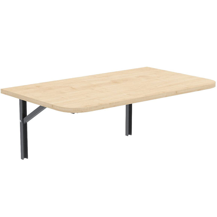 AKKE Klapptisch Wandklapptisch Esstisch - Klappbar Faltbar Platzsparend - Abgerundete Ecken - 80cm x