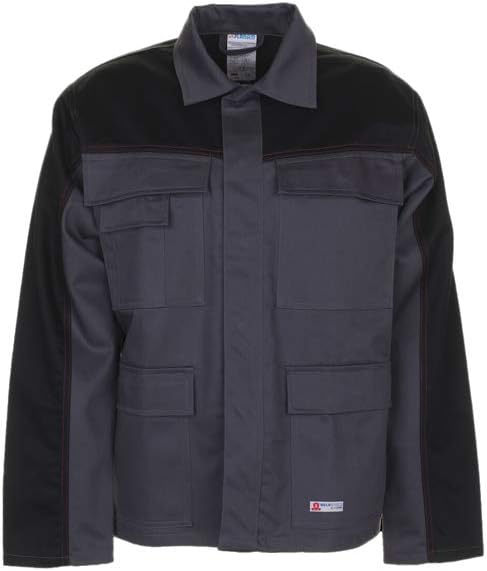 Planam Grösse 94 Herren Weld Shield Jacke grau schwarz Modell 5523 Grau/Schwarz 94, Grau/Schwarz 94