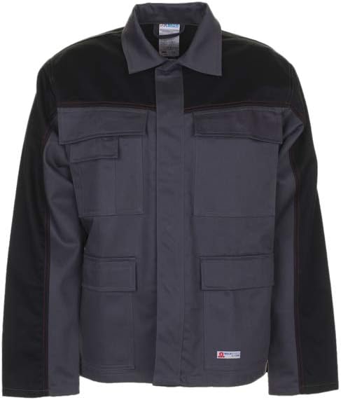 Planam Grösse 46 Herren Weld Shield Jacke grau schwarz Modell 5512 Grau/Schwarz 46, Grau/Schwarz 46