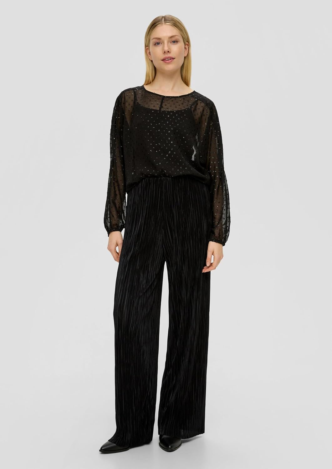s.Oliver Damen Hose lang, Wide Leg 36 9999, 36 9999