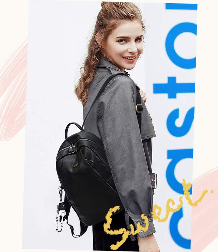 BUKESIYI Damen Tasche Rucksack Handtasche Frauen backpack Klein Anti Diebstahl Schulrucksack Laptop