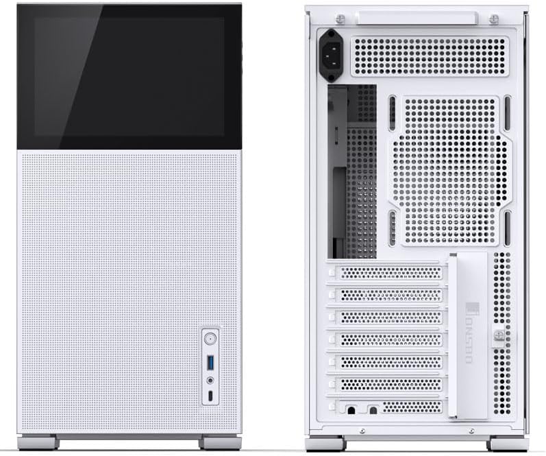 JONSBO D41 MESH Screen ATX Gehäuse, gehärtetes Glas, weiss