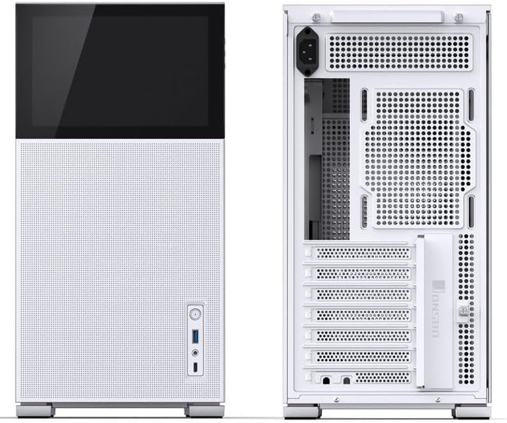 JONSBO D41 MESH Screen ATX Gehäuse, gehärtetes Glas, weiss